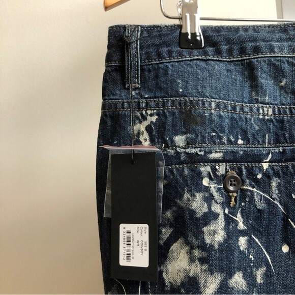 One Teaspoon Mens Jeans 32 R RELAXED TAPERED COWBOY MR GOLDS Revolve Artsy Dark - Picture 11 of 16